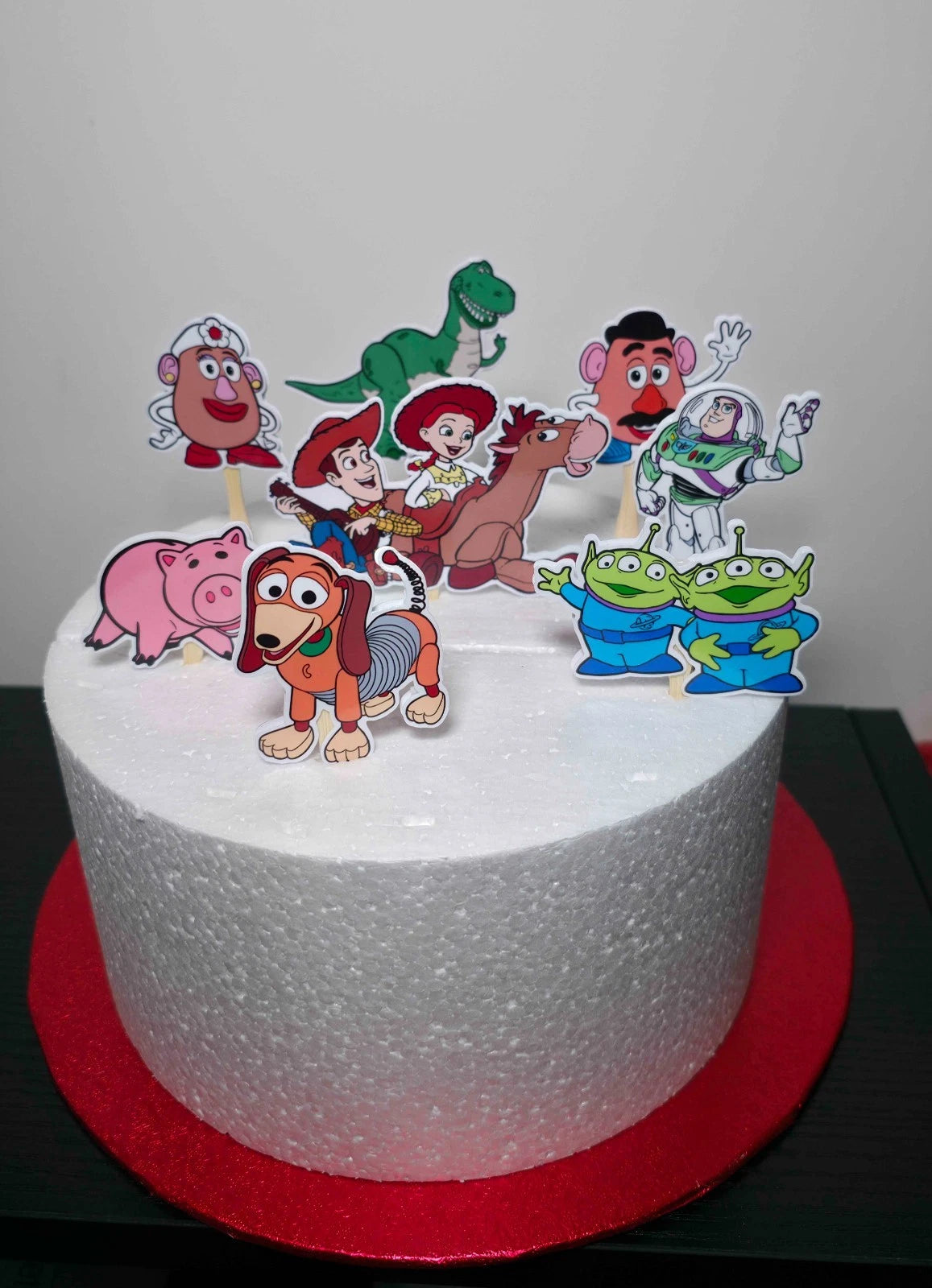 Toy Story Birthday Cake Toppers – Set of 8 | | Kids Party Decoratio