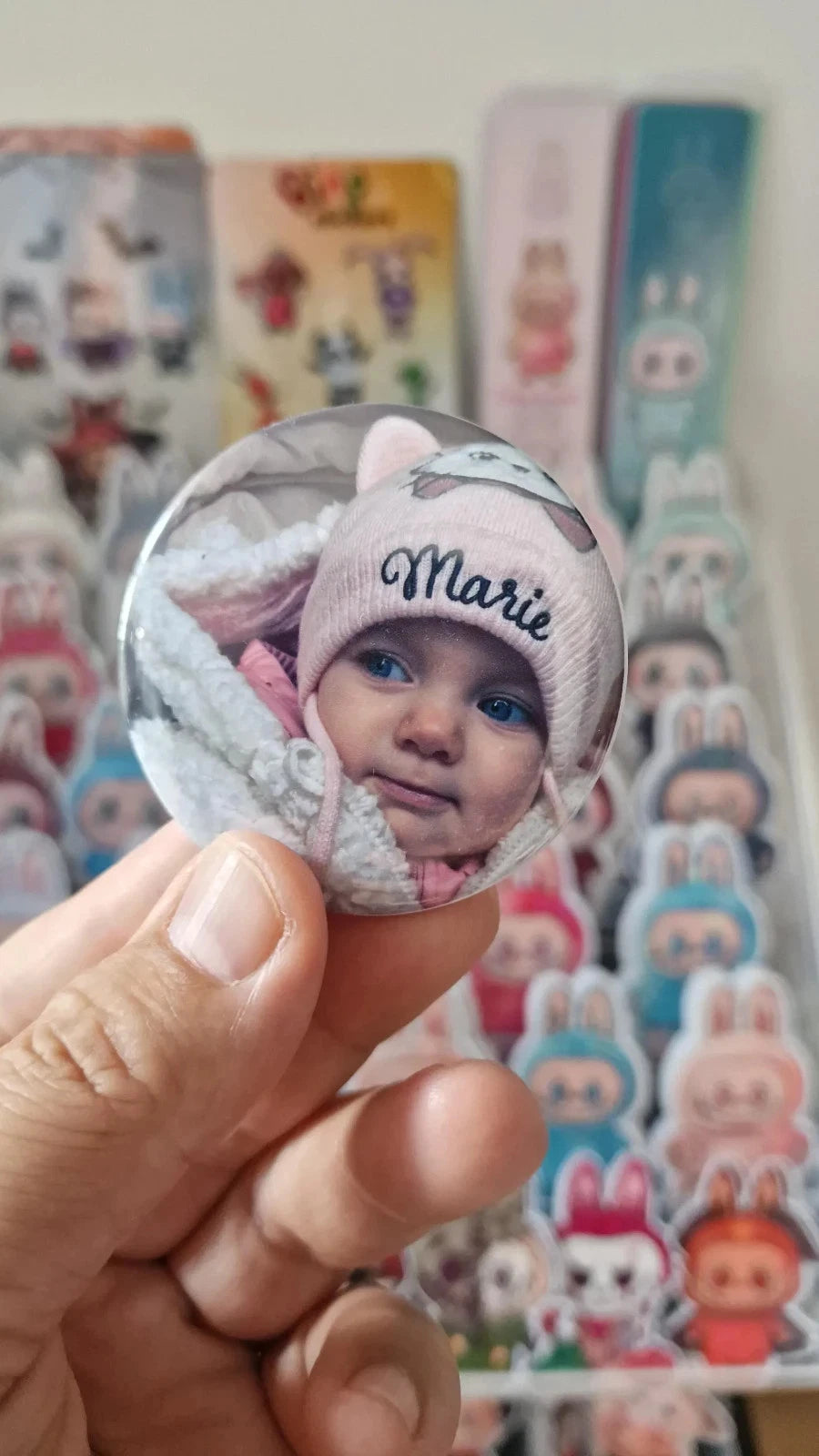 Custom Fridge Magnets: Personalized Metal Keepsake 58mm round