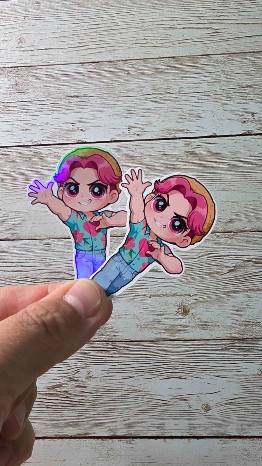 K-Pop Slayers Stickers – Huntr/x Girls, Saja Boys, Holographic or Glossy