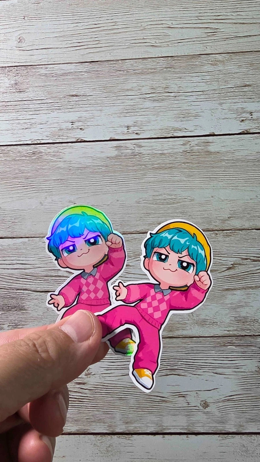 K-Pop Slayers Stickers – Huntr/x Girls, Saja Boys, Holographic or Glossy