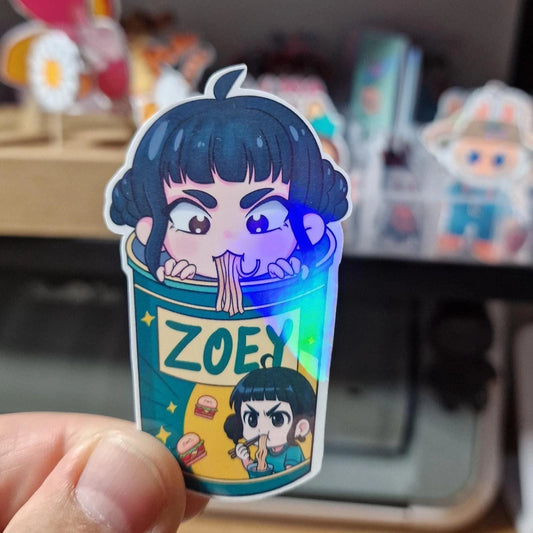 Slayers Holographic Stickers: Rumi, Mira & Zoey