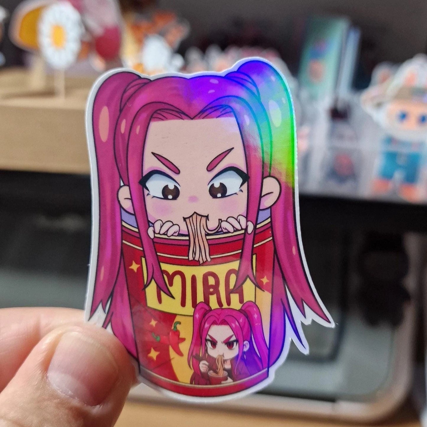 Slayers Holographic Stickers: Rumi, Mira & Zoey
