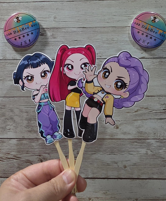 Slayers K  PopGirls Cake Toppers – Mira, Rumi & Zoey (12 cm)