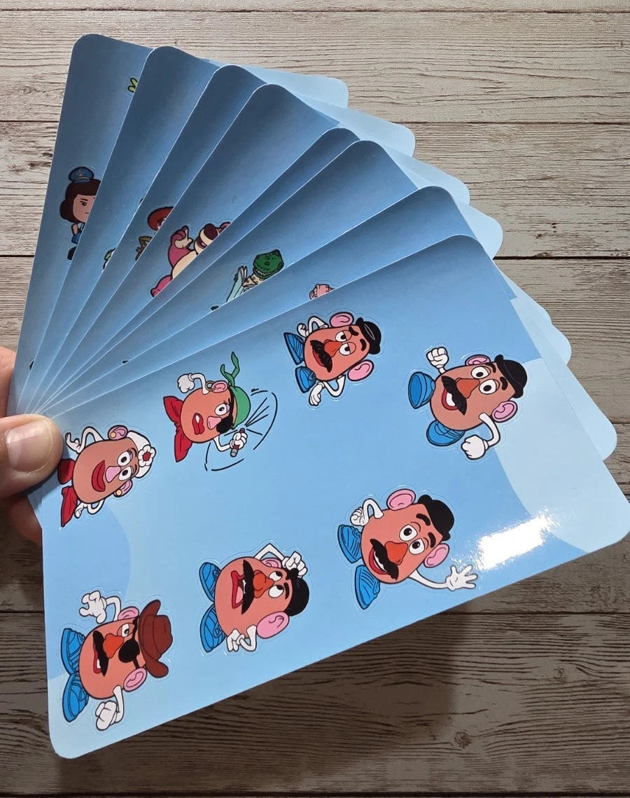 Toy Story Sticker Sheets – 8 Sheets, 55 Fun Stickers