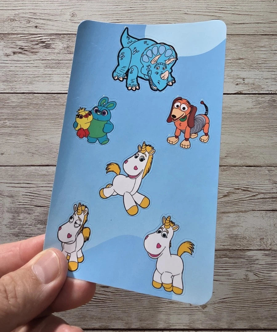 Toy Story Sticker Sheets – 8 Sheets, 55 Fun Stickers