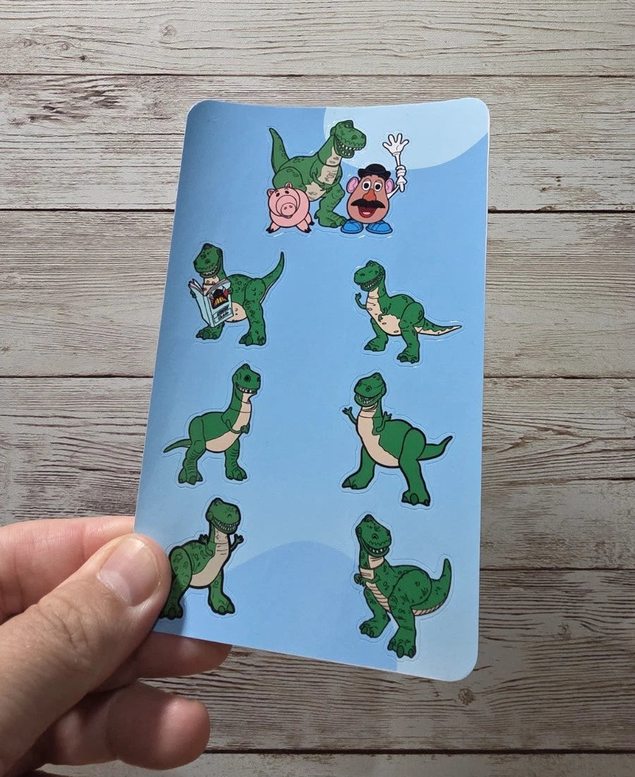 Toy Story Sticker Sheets – 8 Sheets, 55 Fun Stickers